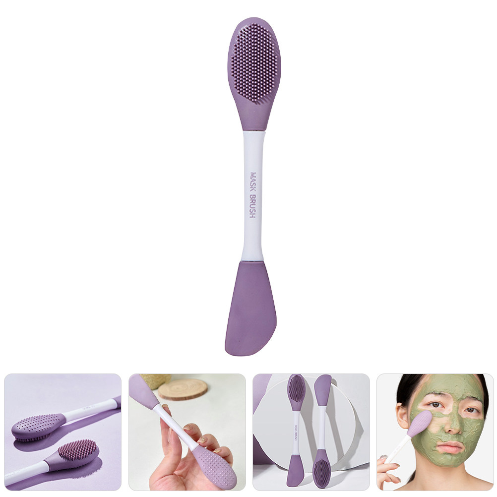 Cleanser Face - Brocha de silicona de doble cabezal