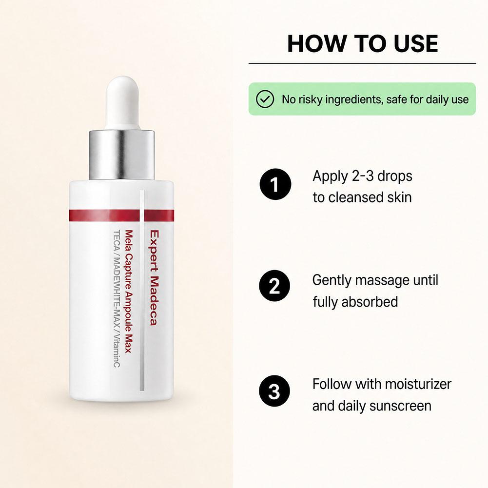 Ampolla Expert Madeca Mela Cap - Vitamin C Serum reseña y precio
