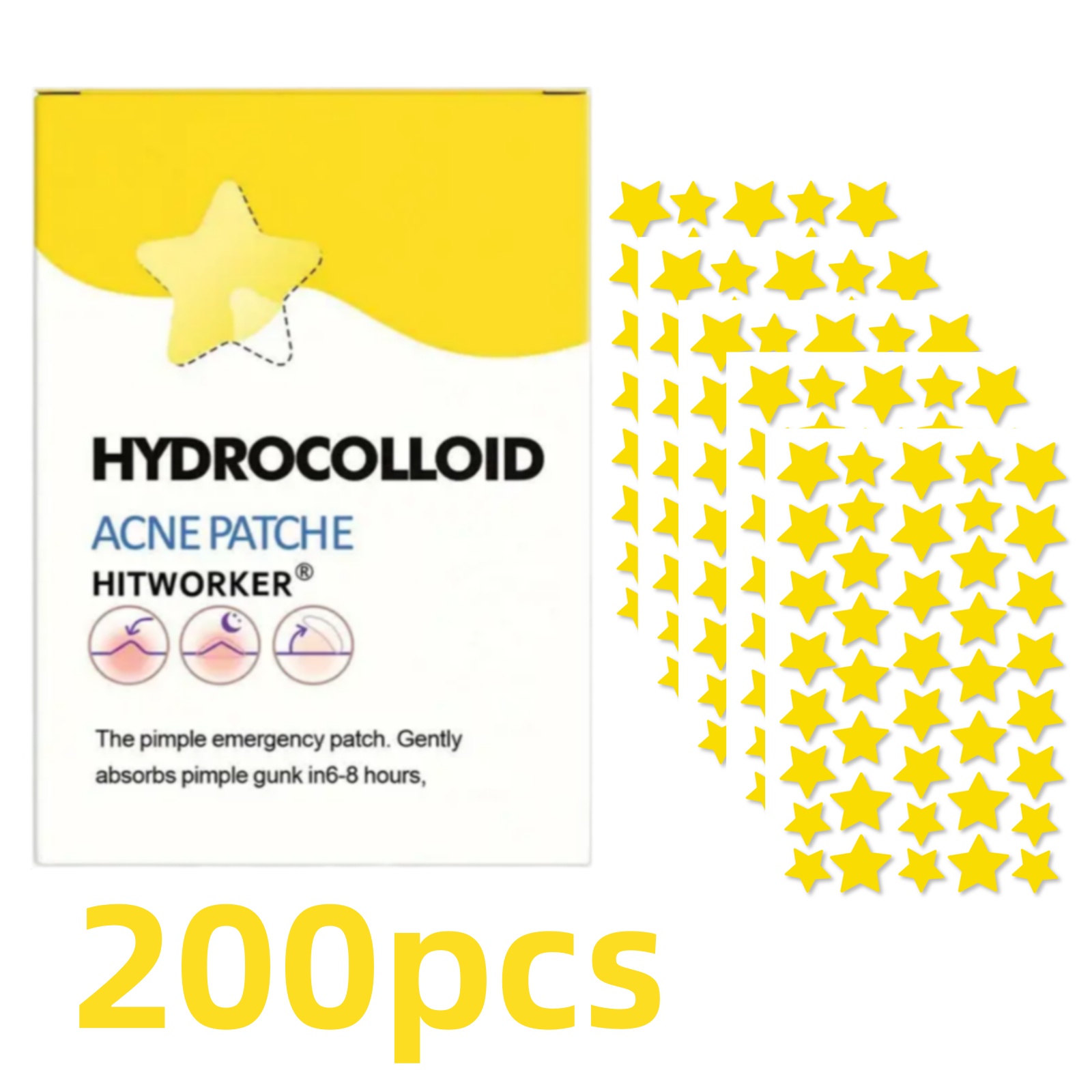 200/400 parches para el acné e - Skincare China reseña y precio