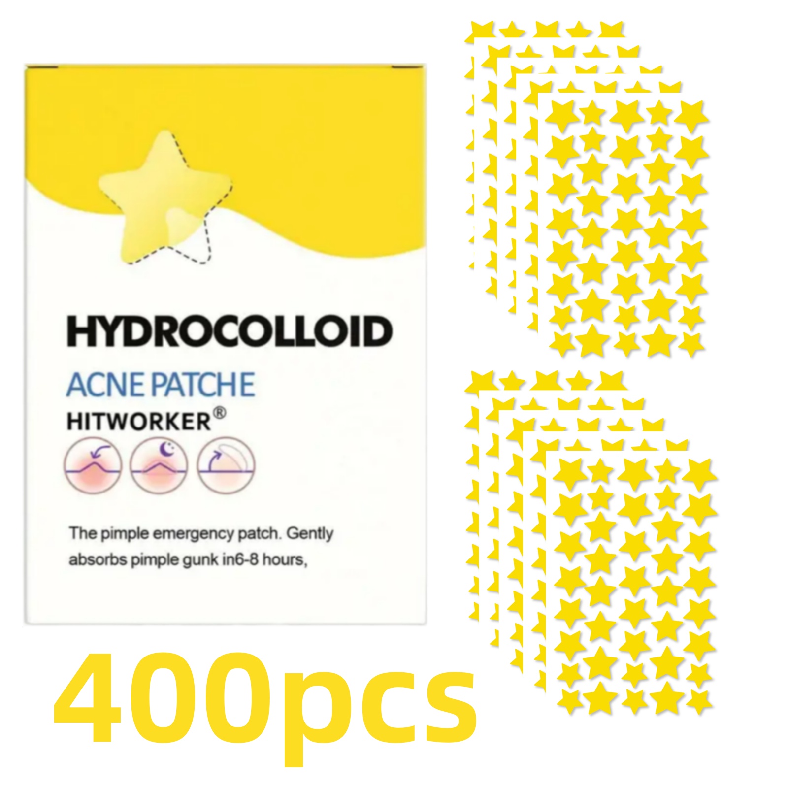 200/400 parches para el acné e - Skincare China reseña y precio