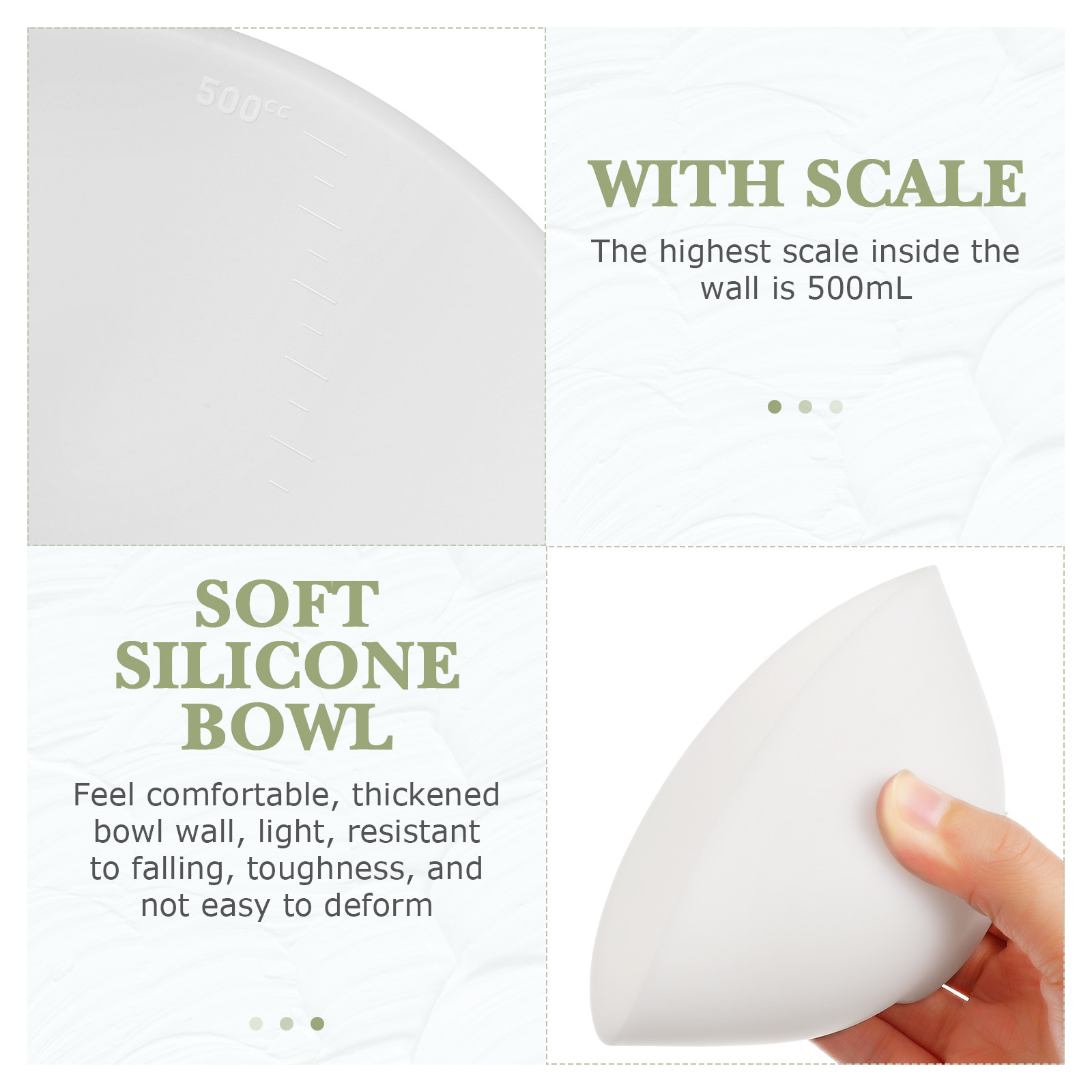 3 recipientes de silicona para - Body Lotion reseña y precio