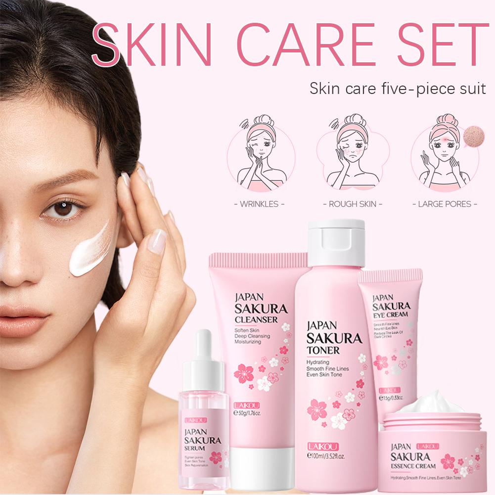 LAIKOU Japón Sakura conjunto p - Skincare Glowing reseña y precio