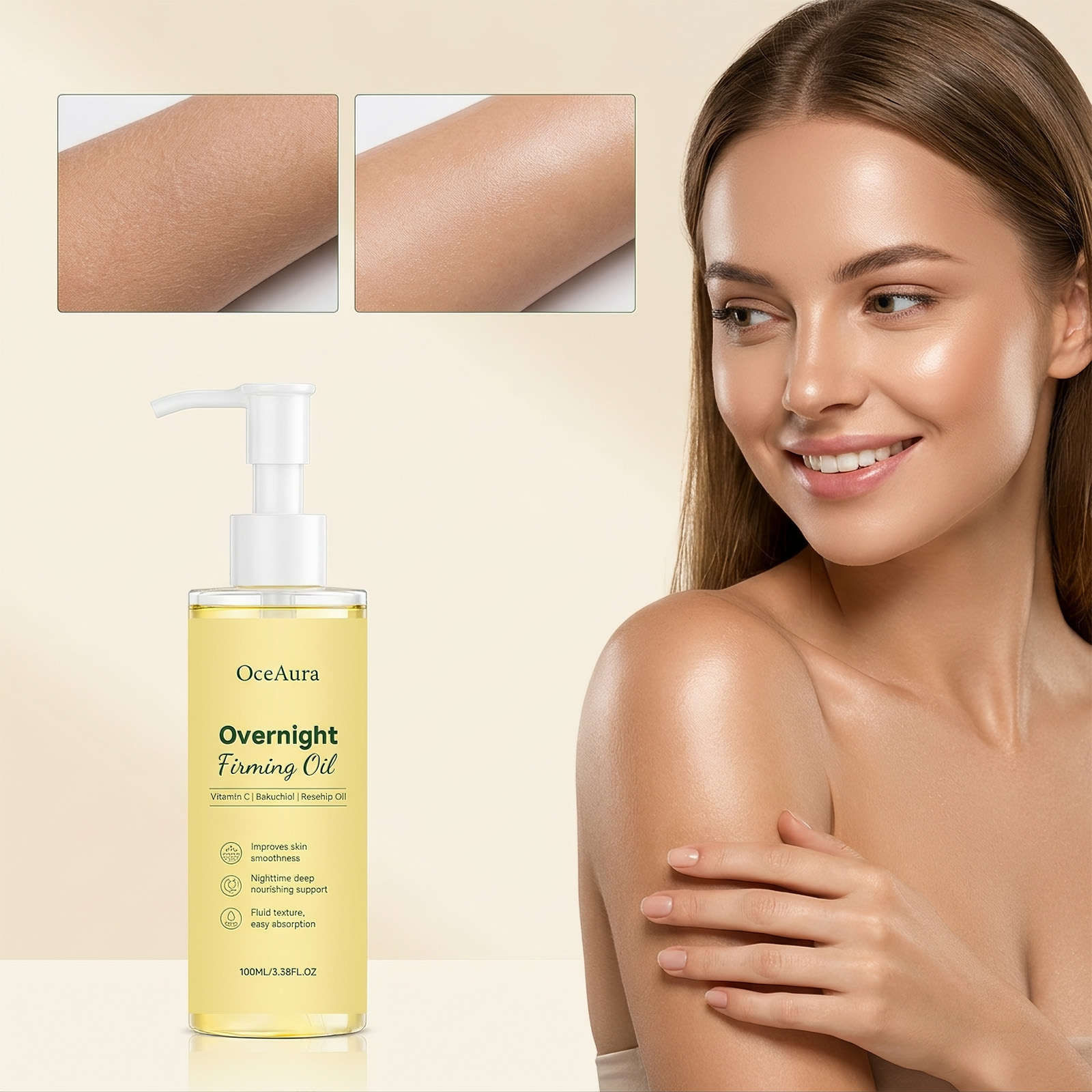 Aceite reafirmante de noche Oc - Face Oil Rosehip reseña y precio